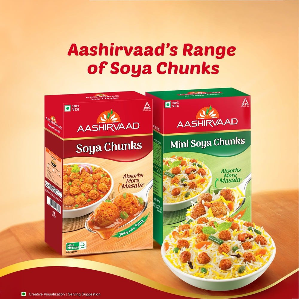 Aashirvaad Soya Chunks : 200 g