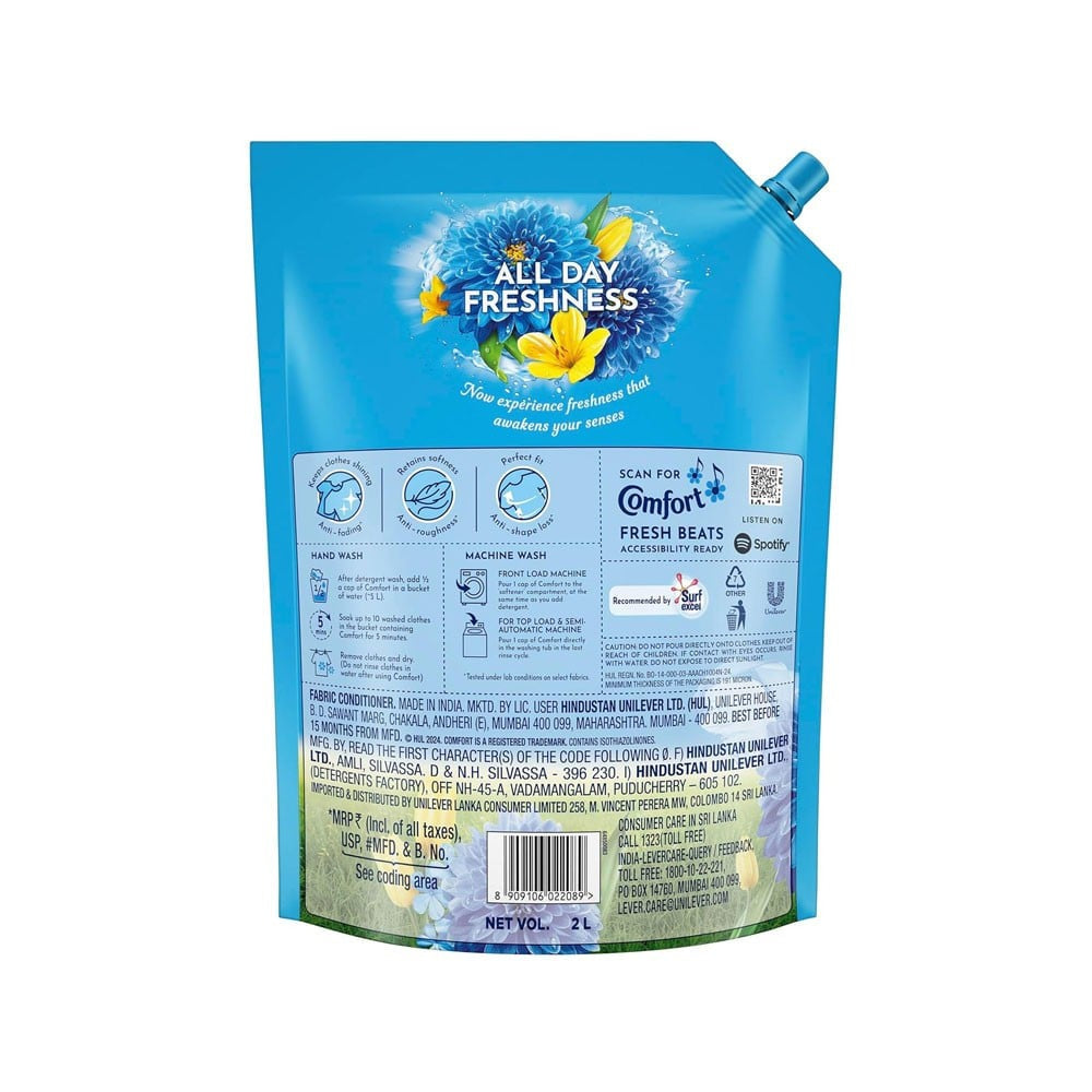 Comfort After Wash Fabric Conditioner (Morning Fresh) : 2 ltr