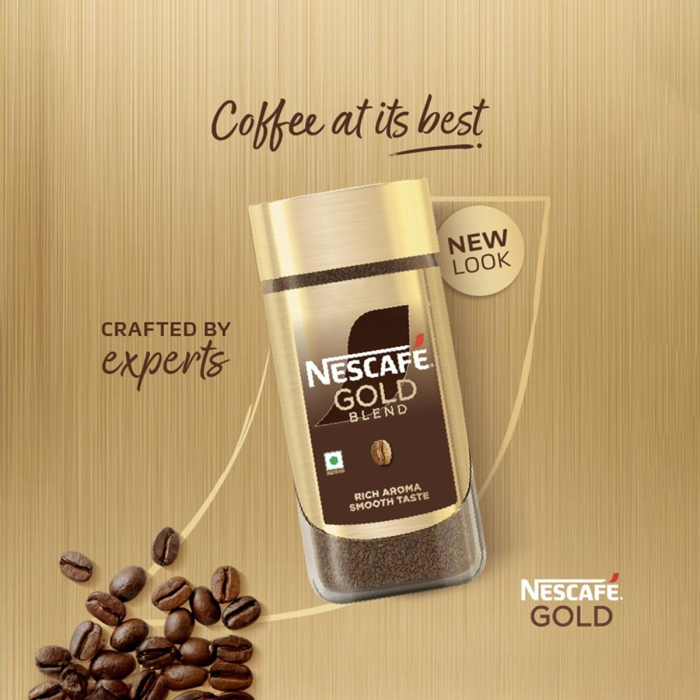 Nescafe Gold Blend Premium Freeze Dried Instant Coffee : 50 g