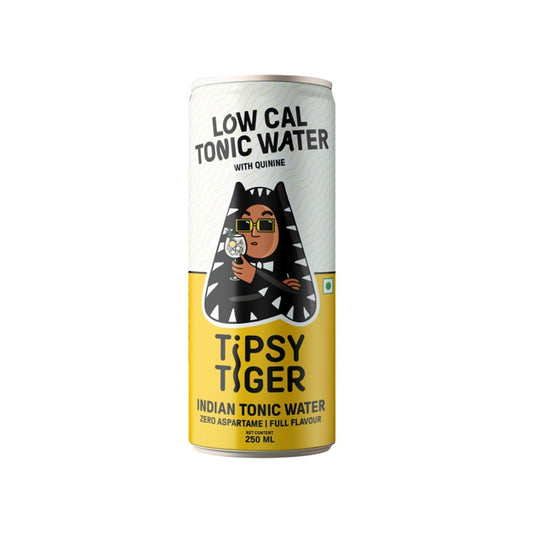 Tipsy Tiger Indian Tonic Water (Low Sugar & Calorie) : 250 ml