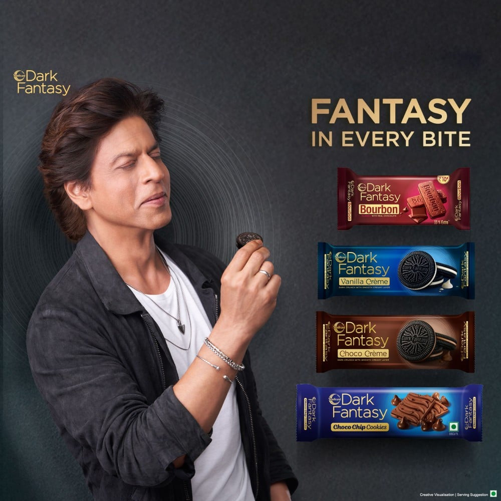 Sunfeast Dark Fantasy Choco Creme Center Filled Biscuits (3 x 83 g) - Pack of 2