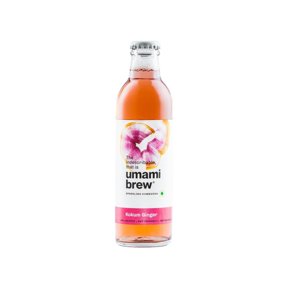 Umami Brew Sparkling Kombucha (Kokum Ginger) : 250 ml