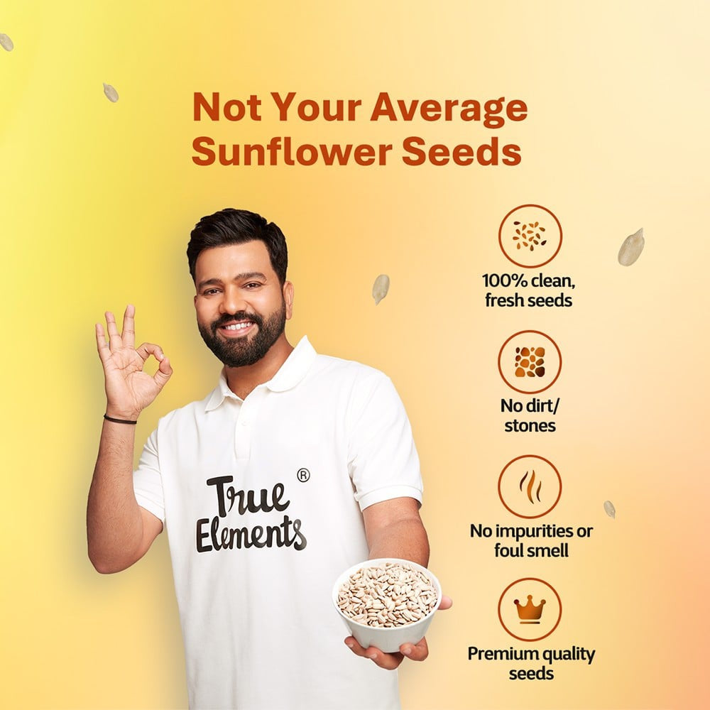 True Elements Raw Sunflower Seeds : 250 g