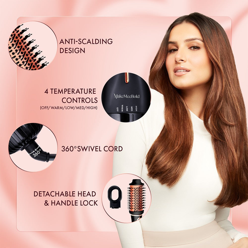 MakeMeeBold 3-in-1 Hot Air Brush by Urban Yog : 1 unit
