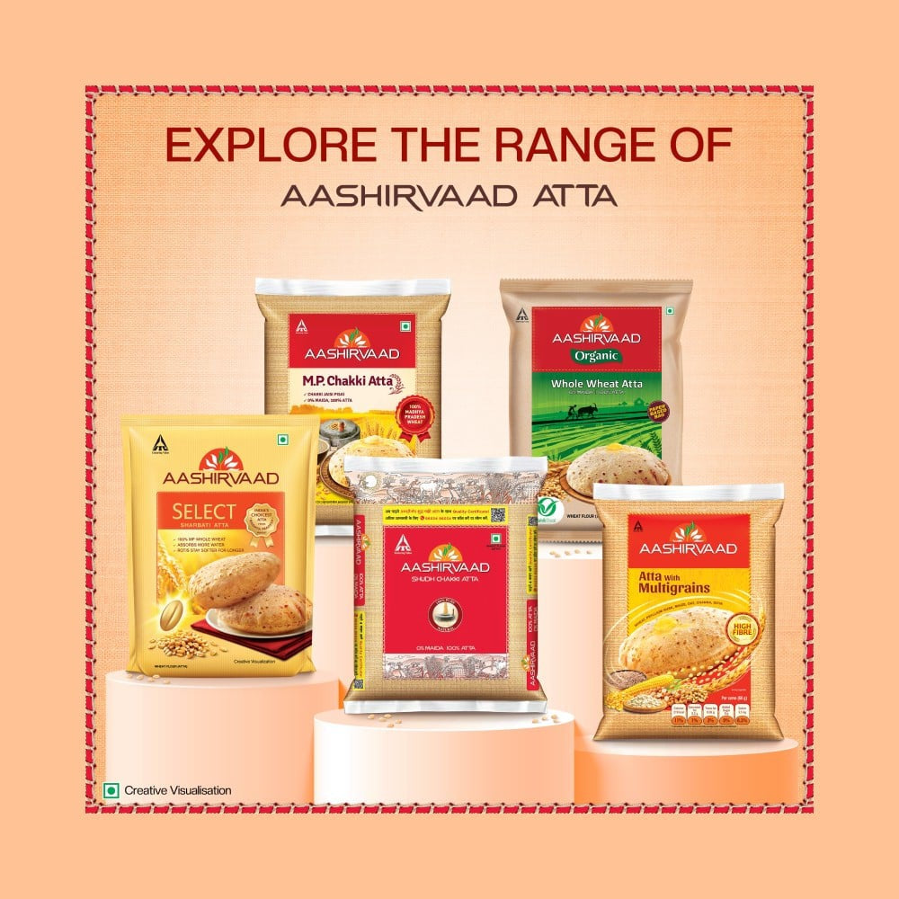 Aashirvaad Shudh Chakki Atta (100% Atta, 0% Maida) : 10 kg