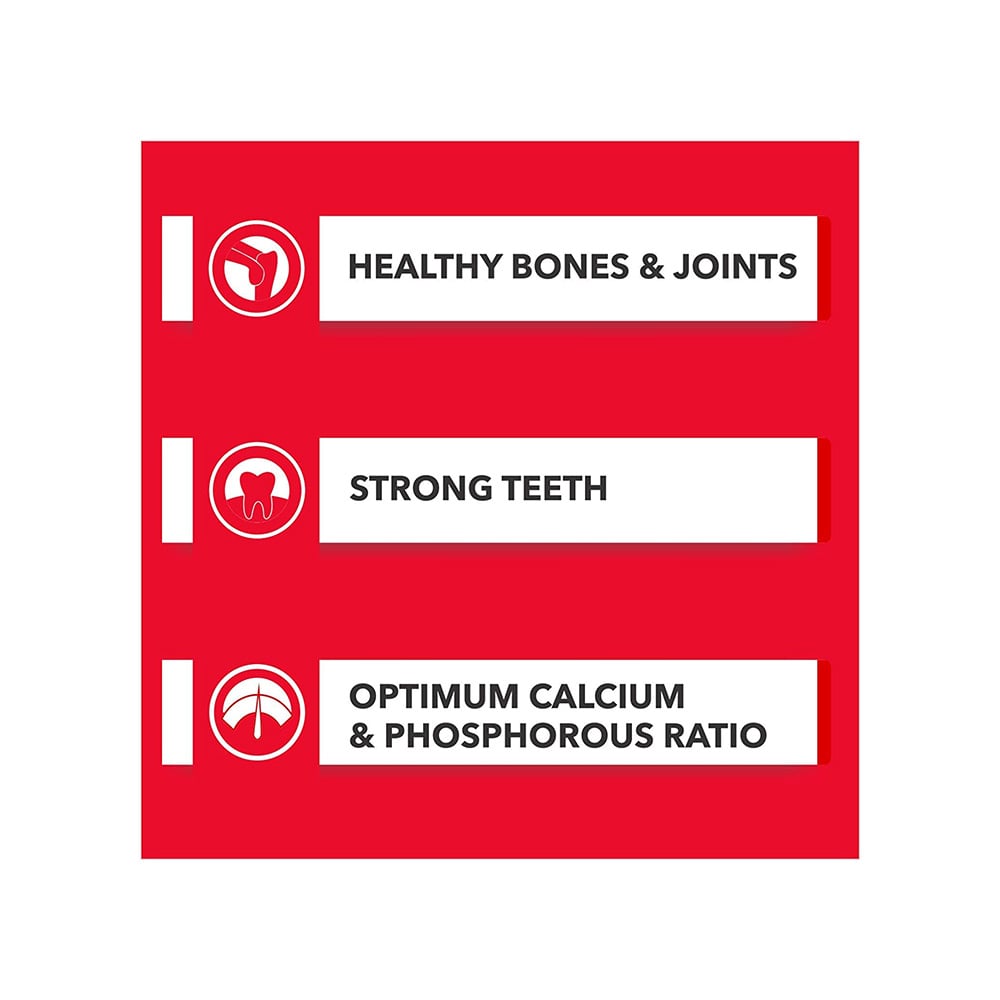 Drools Absolute Calcium Bone Dog Supplement - 40 Pcs : 600 g