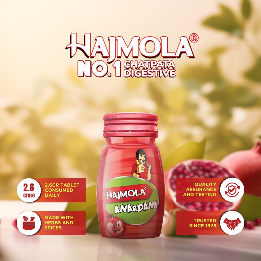 Dabur Hajmola Anardana Digestive Tablets : 120 units