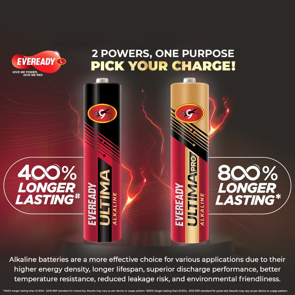 Eveready Ultima AAA Alkaline Battery : 10 units
