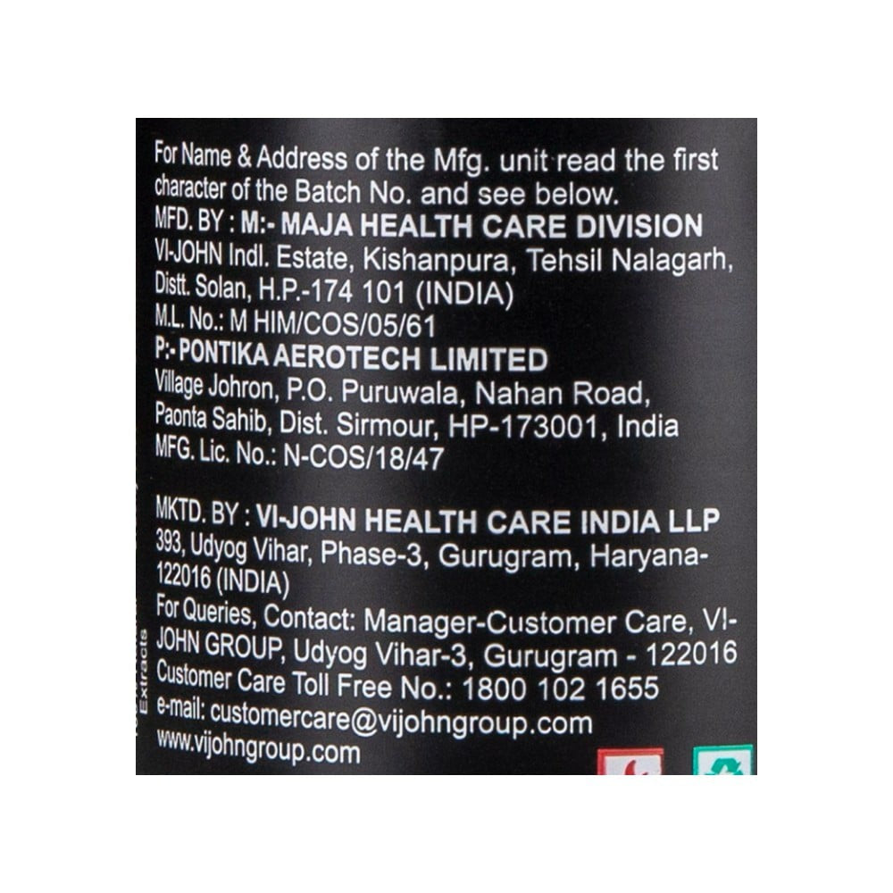 Vi-John Master Stroke Charcoal Hair Removal Spray : 200 g
