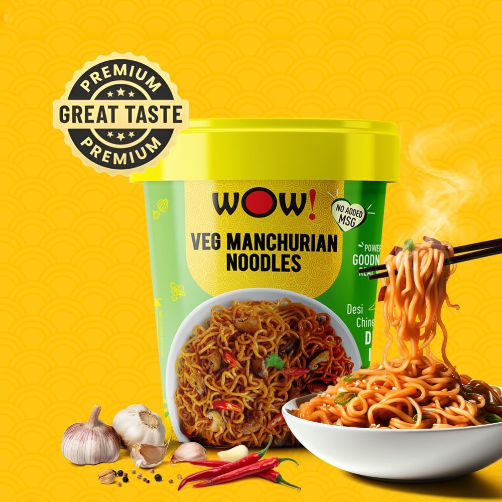 Wow! Veg Manchurian Cup Noodles : 90 g