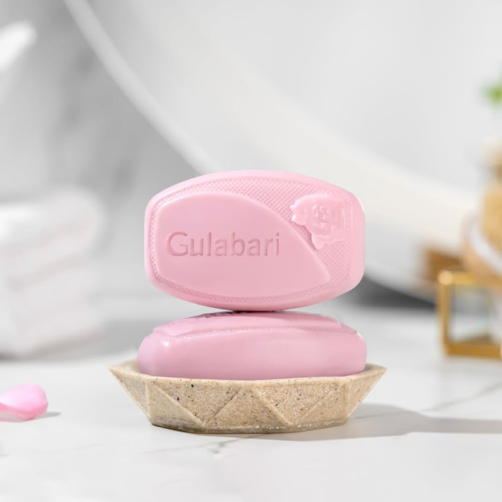 Dabur Gulabari Radiant Rose Glow Soap : 150 g x 4