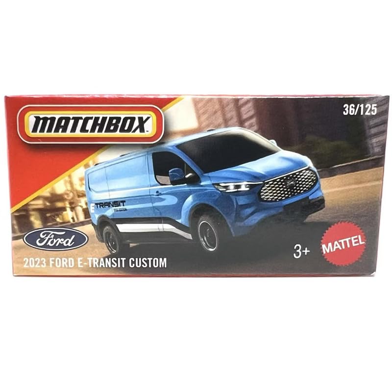 2023 Ford E-Transit Custom (Blue) – Matchbox by Mattel