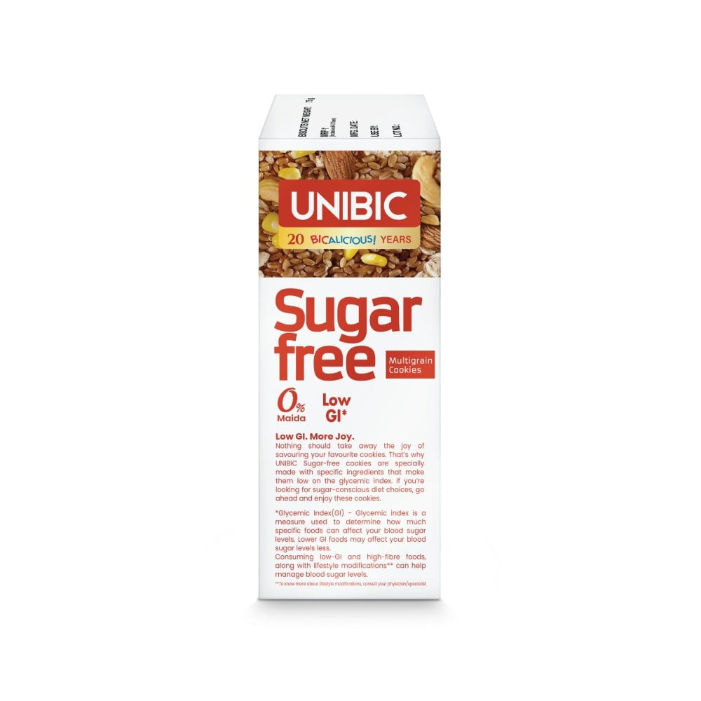 Unibic Sugar Free Multigrain Cookies : 75 g