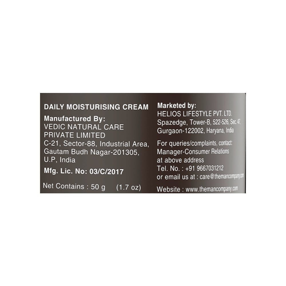 The Man Company Daily Moisturizing Cream : 50 g