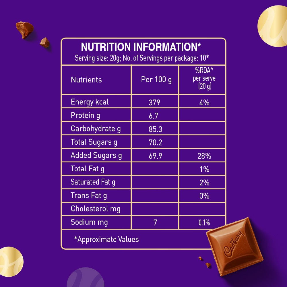 Cadbury Hot Chocolate Drink Powder Mix : 200 g