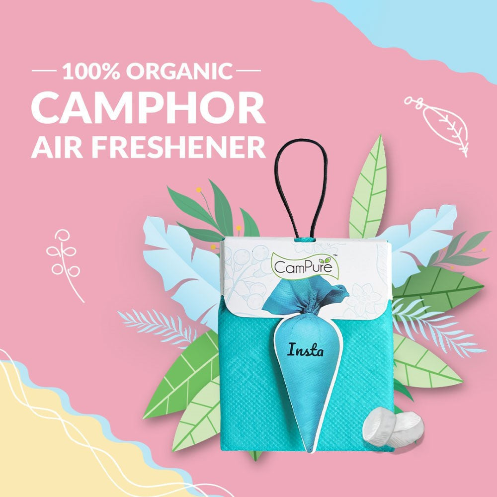 CamPure Camphor Car Freshener Insta Cone - Original : 30 g