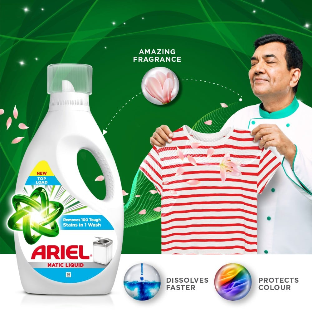 Ariel Top Load Liquid Detergent 2 ltr