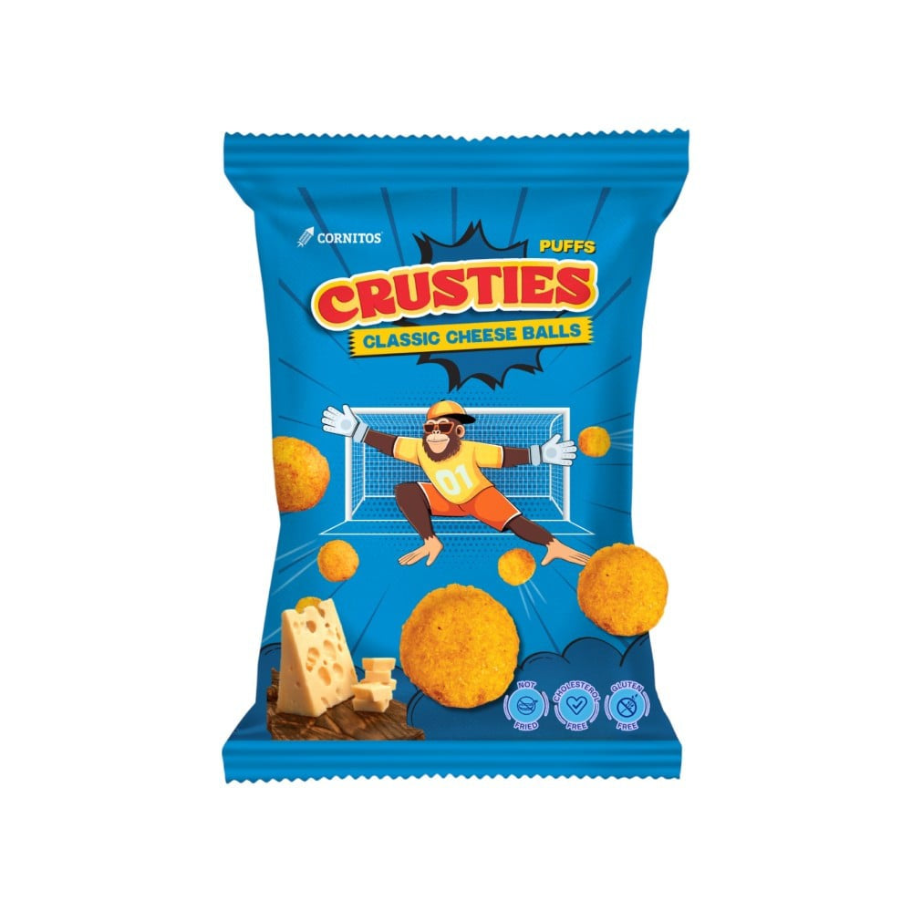Cornitos Crusties Classic Cheese Balls Puffs : 52 g