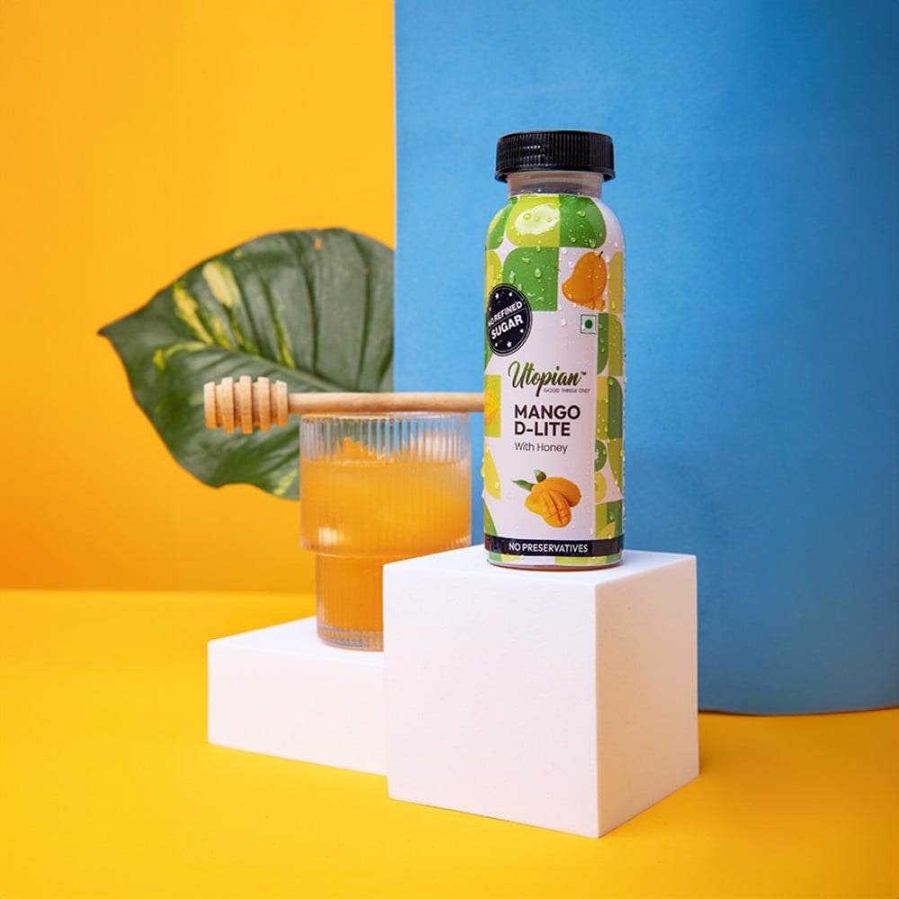 Utopian Mango D-Lite Juice With Honey : 200 ml