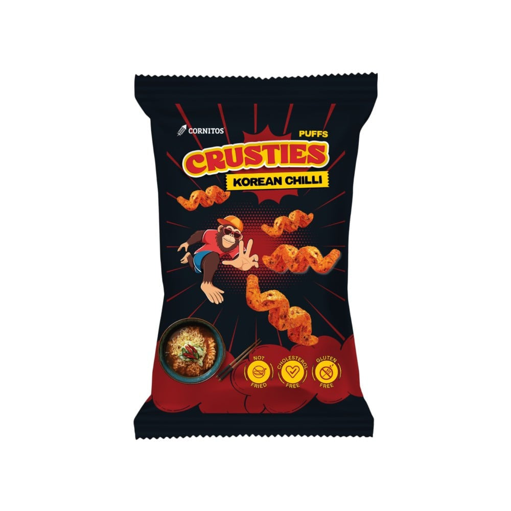 Cornitos Crusties Korean Chilli Puffs : 62 g