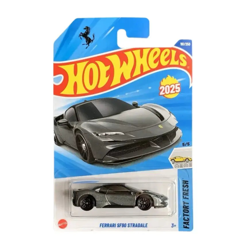 Ferrari SF90 Stradale (Silver) – Hot Wheels 2025 by Mattel