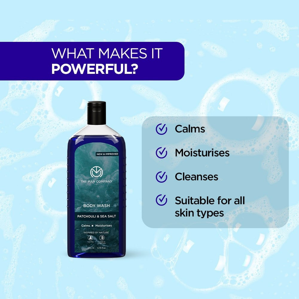 The Man Company Deep Moisturisation Perfumed Body Wash : 200 ml