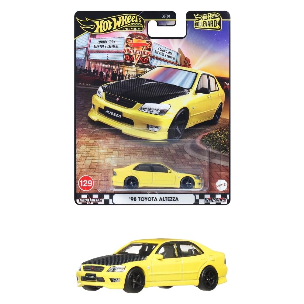 ’98 Toyota Altezza (Yellow) – Hot Wheels Boulevard Premium 2025 by Mattel
