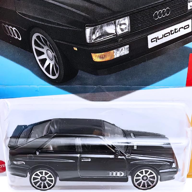 87 Audi Quattro (Black) Die-Cast Model by Mattel