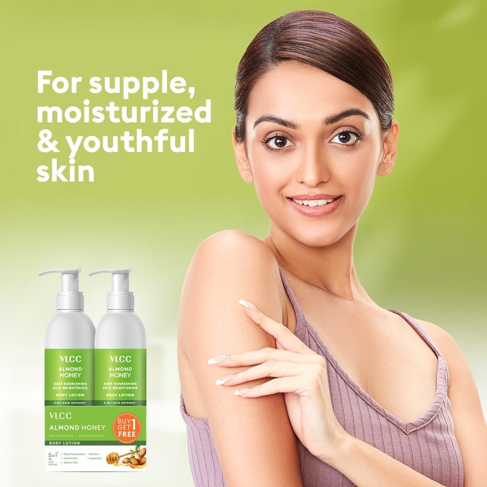 VLCC Deep Nourishing & Skin Brightening Body Lotion - Buy 1 Get 1 Free : 2 x 350 ml