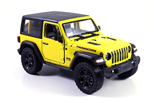 Jeep Wrangler Rubicon 4x4 Hard Top Off Road Exploration Diecast Model Toy Car - 1/32 Scale