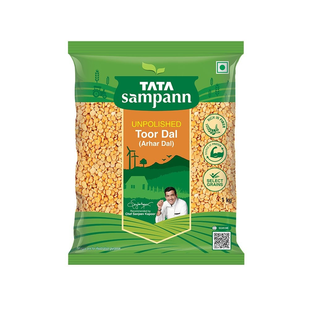 Tata Sampann Unpolished Toor Dal/Toor Dal : 1 kg