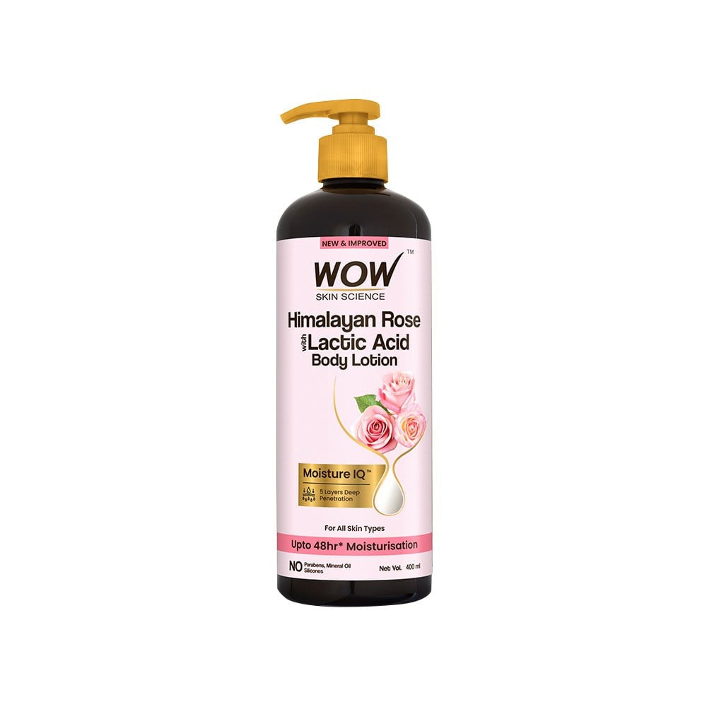 Wow Skin Science Himalayan Rose with Lactic Acid Body Lotion : 400 ml