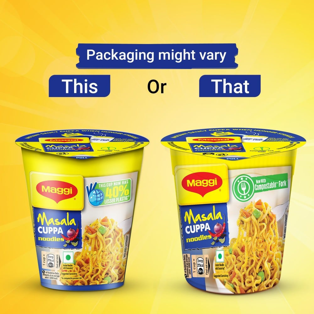 Maggi Cuppa Masala Cup Noodles : 70.5 g