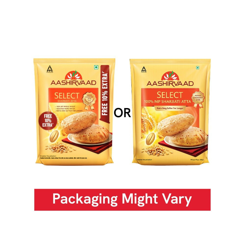 Aashirvaad Select 100% MP Sharbati Atta : 5 kg