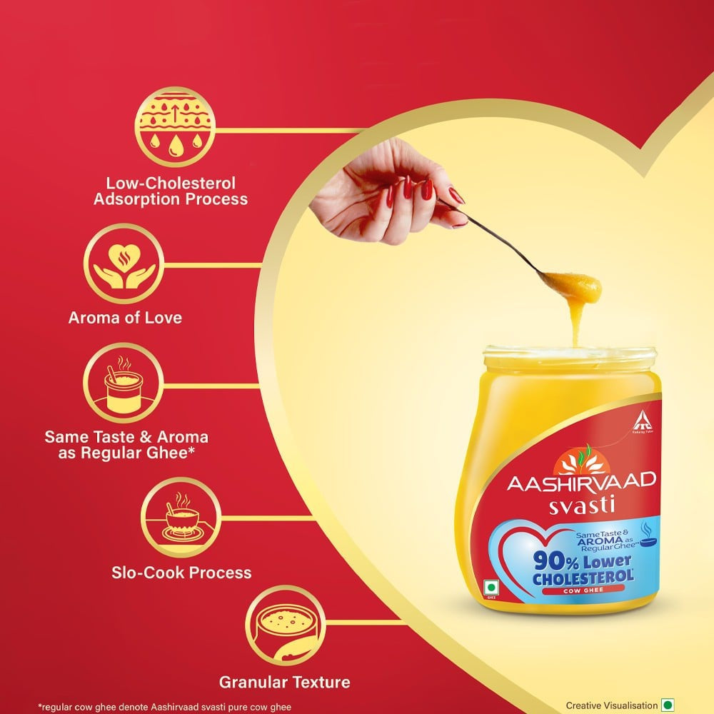 Aashirvaad Svasti Cow Ghee : 500 ml