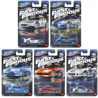 Hot Wheels 1:64 Imported — Fast & Furious Silver Series Graphic