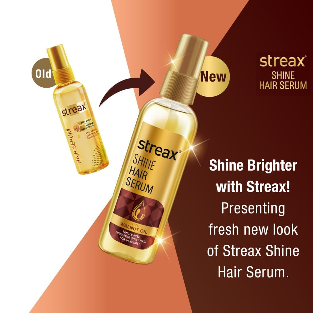 Streax Hair Serum Vitalised with Walnut Oil : 45 ml