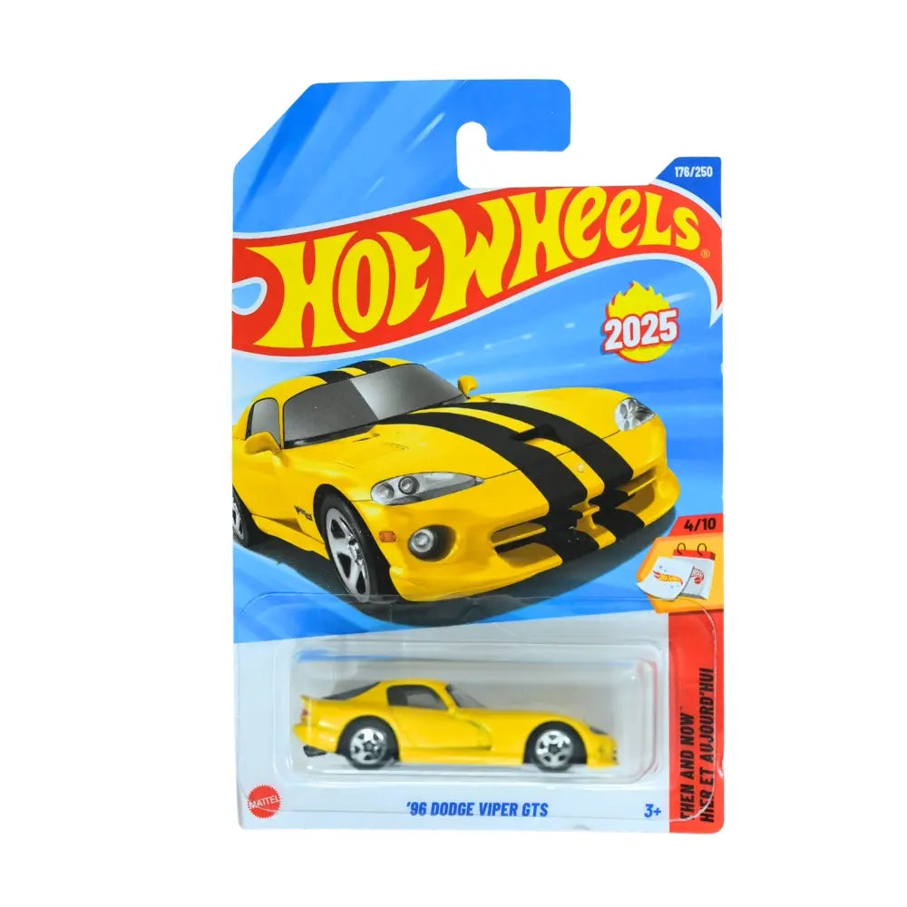 96 Dodge Viper GTS (Yellow) – Hot Wheels 2025 by Mattel