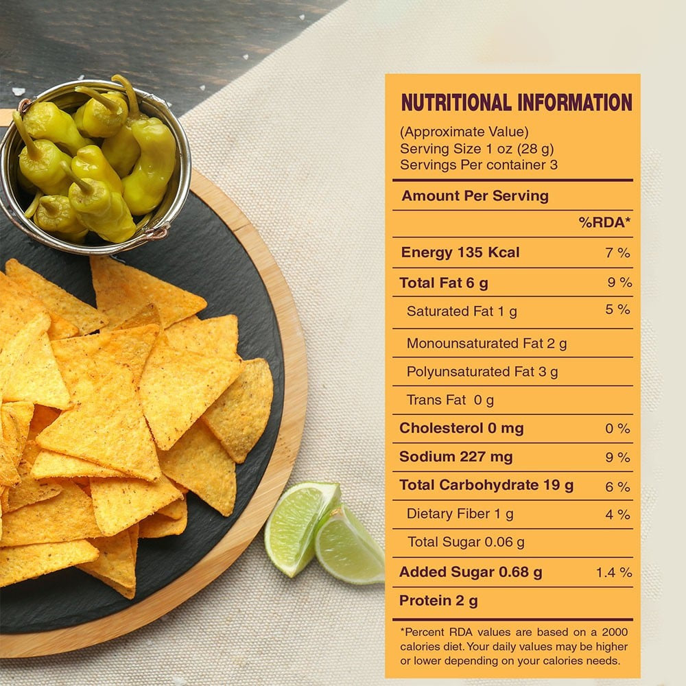 Cornitos Sizzlin Jalapeno Nachos : 75 g
