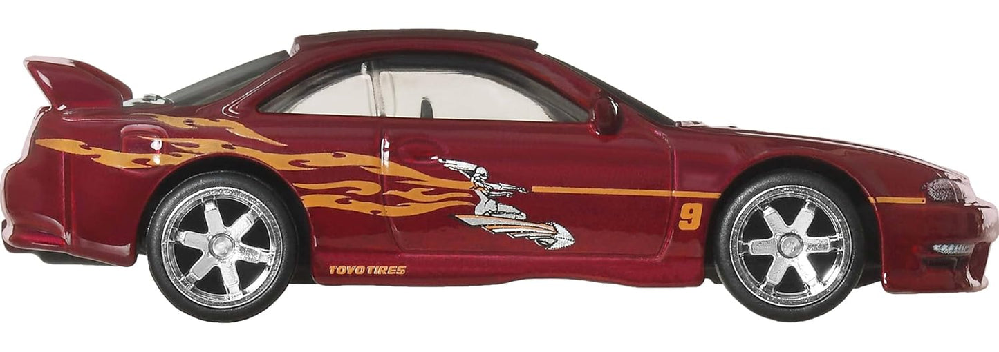 Nissan 240SX (S14) (Red) – Hot Wheels 2025 by Mattel (Fast & Furious Premium)