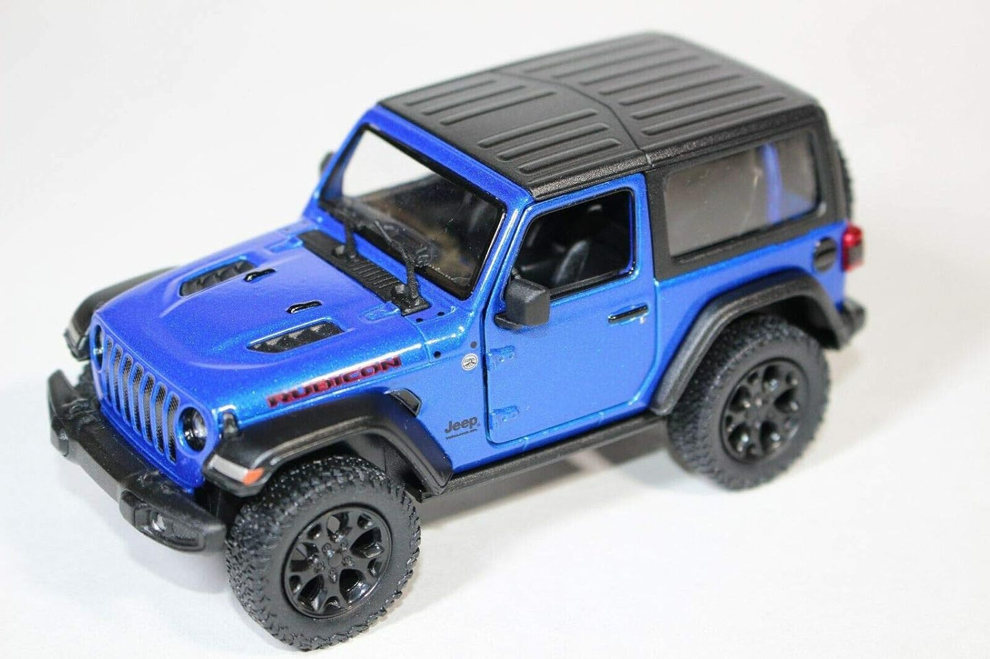 Jeep Wrangler Rubicon 4x4 Hard Top Off Road Exploration Diecast Model Toy Car - 1/32 Scale