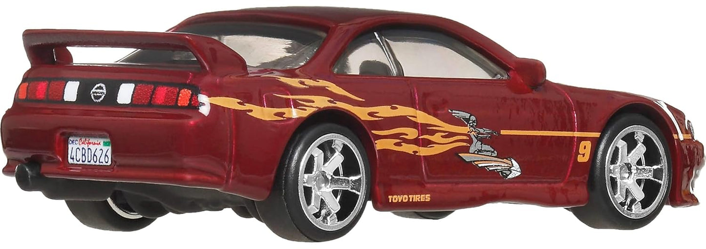 Nissan 240SX (S14) (Red) – Hot Wheels 2025 by Mattel (Fast & Furious Premium)