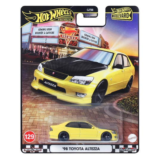 ’98 Toyota Altezza (Yellow) – Hot Wheels Boulevard Premium 2025 by Mattel