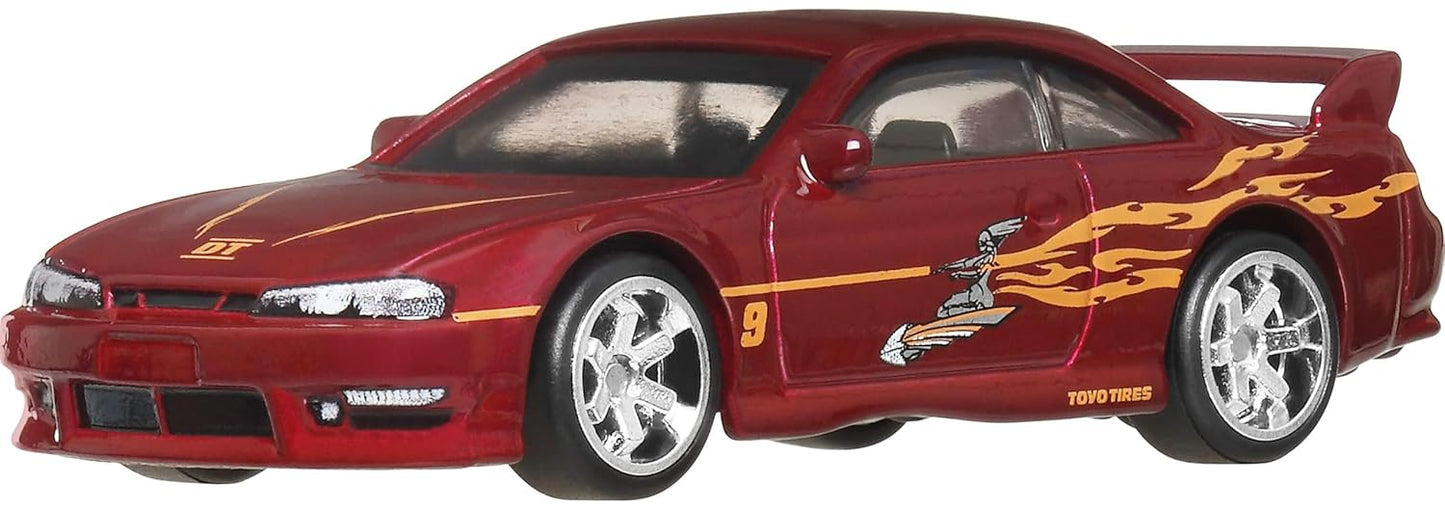 Nissan 240SX (S14) (Red) – Hot Wheels 2025 by Mattel (Fast & Furious Premium)