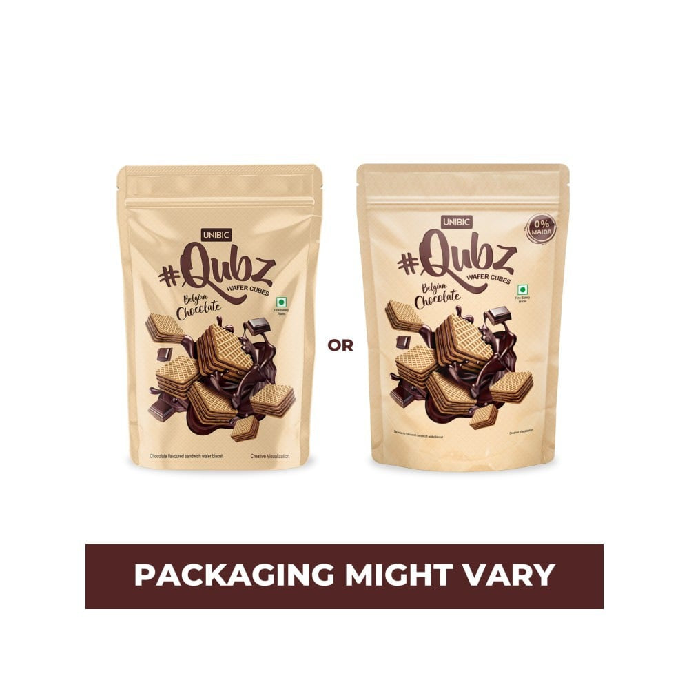 Unibic Qubz Belgium Chocolate Wafer Cube : 120 g