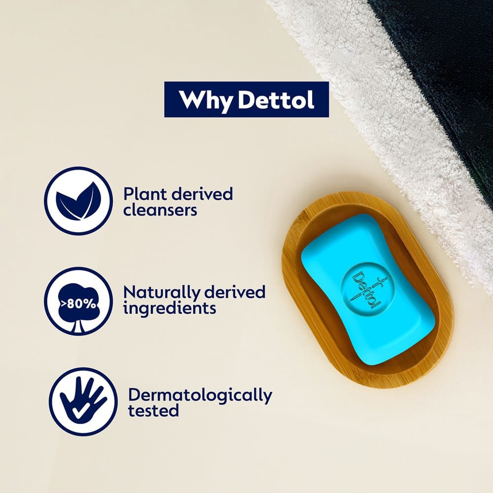 Dettol Cologne Fresh Soap : 4 X 150 g