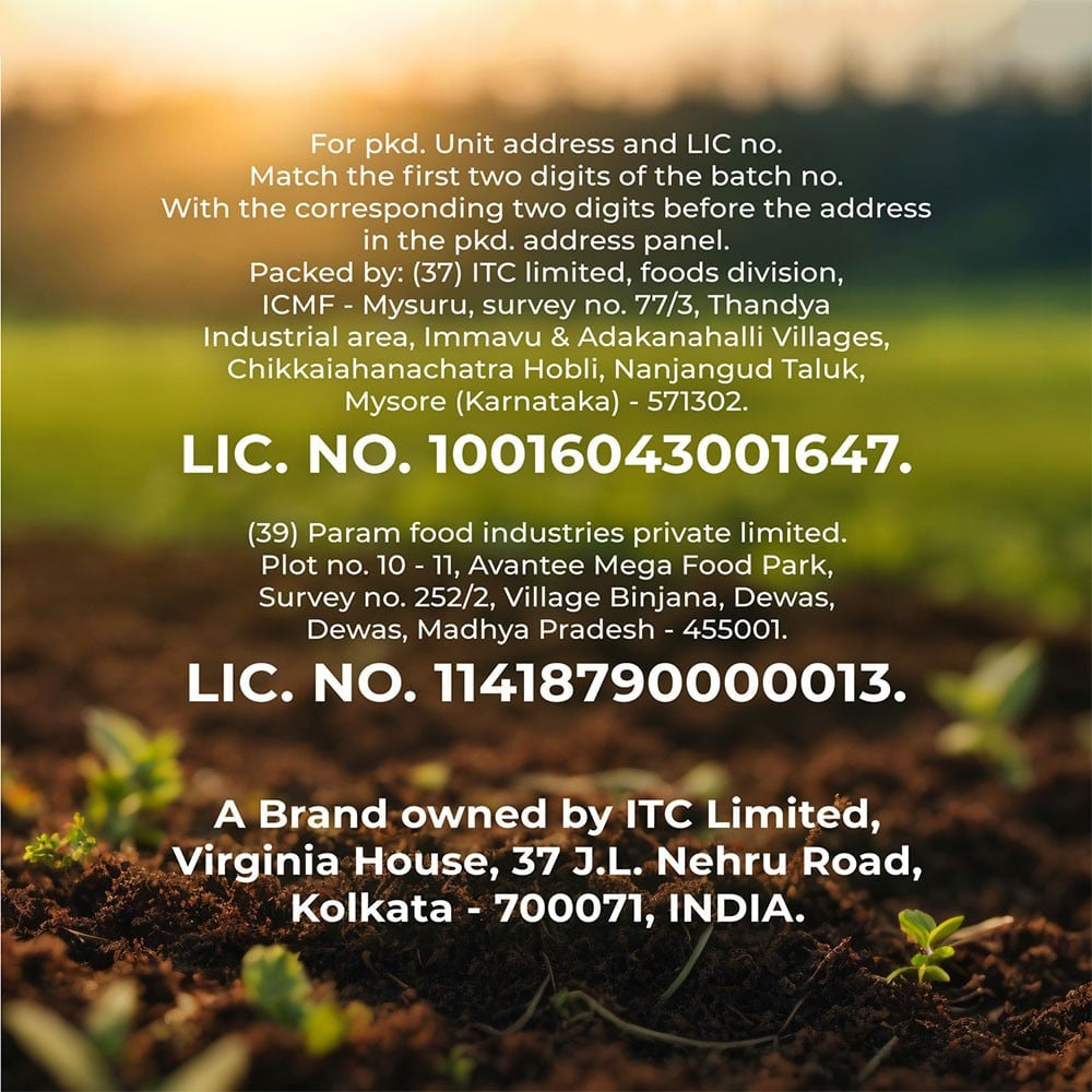 Aashirvaad 100% Organic Chana Dal : 500 g