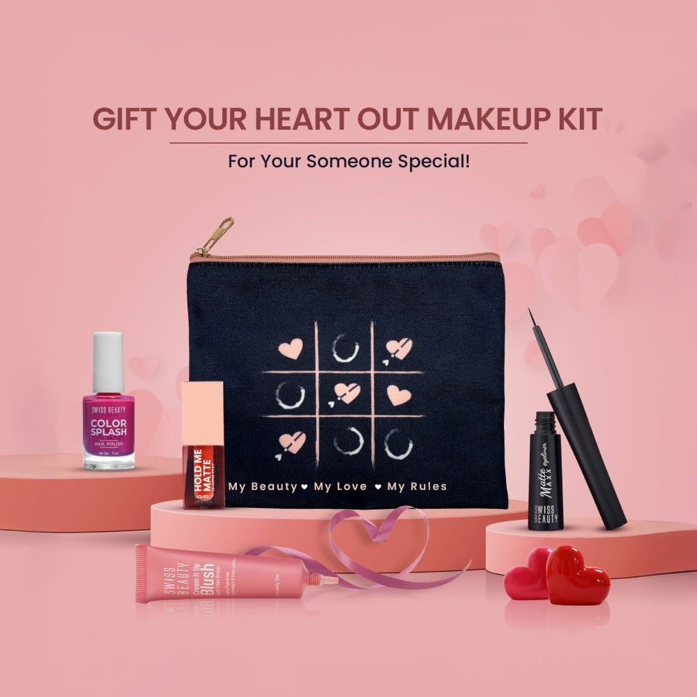 Swiss Beauty Gift Your Heart Out Makeup Kit : 1 pack (4 pieces)