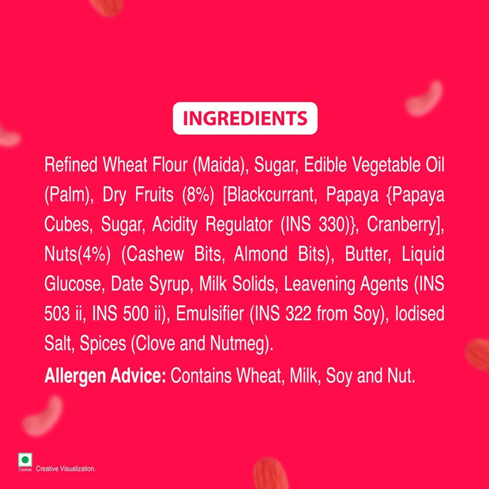 Unibic Fruit and Nut Cookies : 500 g
