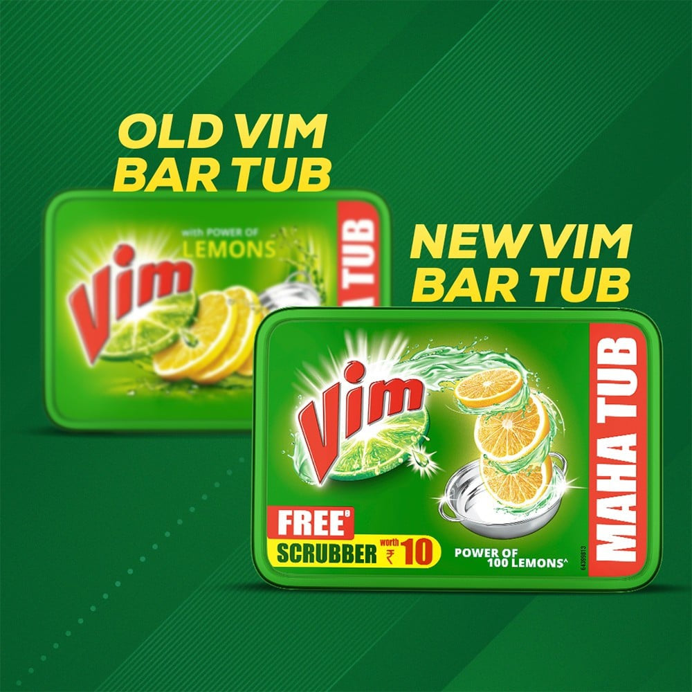 Vim Lemon Tub Dishwashing Tub : 500 g